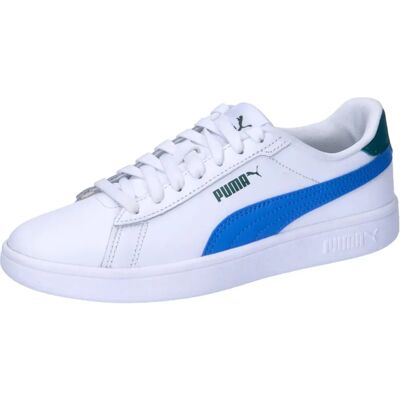Baskets en cuir Puma Smash 3.0 - Blanc - Enfants - Publicité Baskets en cuir Puma Smash 3.0 - Blanc - Enfants - Publicité