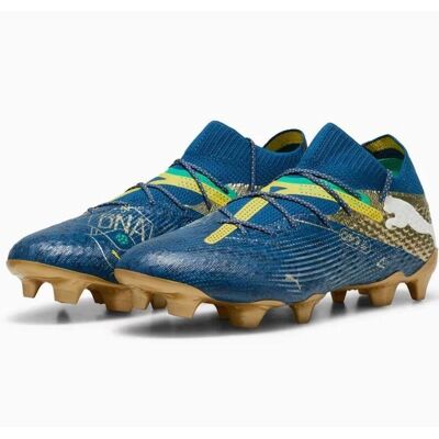 Puma - Future 7 Ultimate - Bleu/Jaune/Or - Chaussures de football - Publicité Puma - Future 7 Ultimate - Bleu/Jaune/Or - Chaussures de football - Publicité