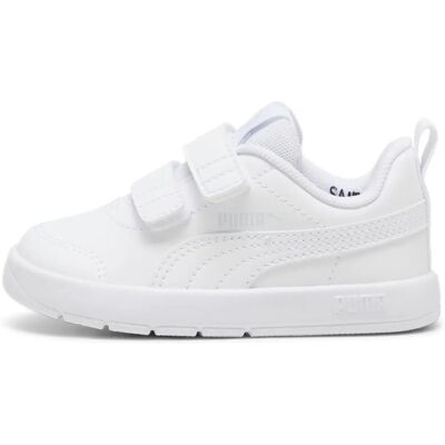 PUMA Courtflex V3 V INF Enfants Blanc - Baskets PUMA Courtflex V3 V INF Enfants Blanc - Baskets