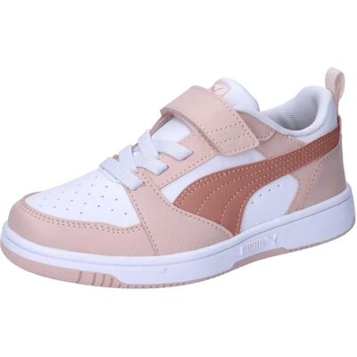 Puma Rebound V6 Lo Weiß Kinder Sneaker - Turnschuh Puma Rebound V6 Lo Weiß Kinder Sneaker - Turnschuh