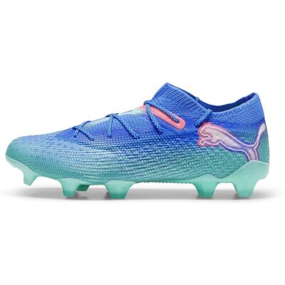 Buty do piłki nożnej Puma Future 7.5 - Niebiesko-Biało-Zielone Buty do piłki nożnej Puma Future 7.5 - Niebiesko-Biało-Zielone