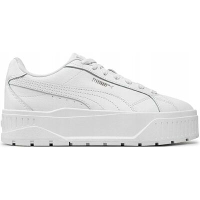 Puma Karmen II Vita Lädersneakers - Casual skor för kvinnor och flickor Puma Karmen II Vita Lädersneakers - Casual skor för kvinnor och flickor