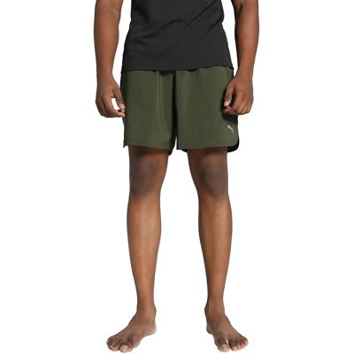 PUMA Herr Shorts M Studio Foundation - Mörk Oliv - Shorts PUMA Herr Shorts M Studio Foundation - Mörk Oliv - Shorts