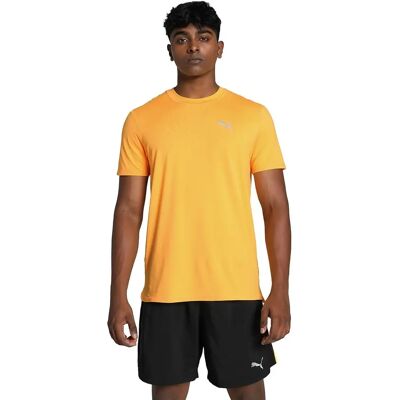 T-shirt court Puma Run Cloudspun jaune pour homme - Sport - Publicité T-shirt court Puma Run Cloudspun jaune pour homme - Sport - Publicité