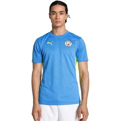 Puma Manchester City FC Trainingsshirt 2024 2025 - Herren - Blau - L Puma Manchester City FC Trainingsshirt 2024 2025 - Herren - Blau - L