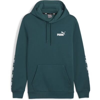 PUMA Essentials+ Tape Hoodie Herr S Grön PUMA Essentials+ Tape Hoodie Herr S Grön