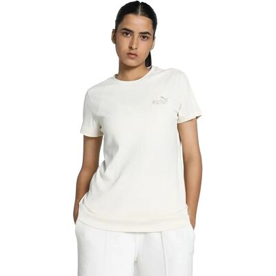 PUMA Dam Recirkulerat Material ESS ELEVATED T-shirt - Rosa - S PUMA Dam Recirkulerat Material ESS ELEVATED T-shirt - Rosa - S