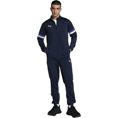 PUMA Herr sportdress individualRISE Tracksuit - Blå - S - Tracksuit PUMA Herr sportdress individualRISE Tracksuit - Blå - S - Tracksuit