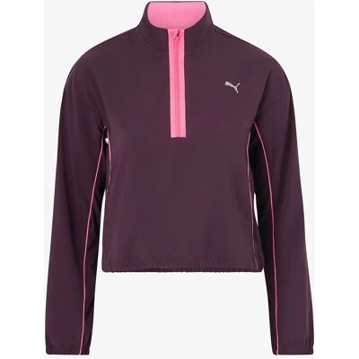 Puma Lilla Genbrugt Polyester Langærmet Sport T-shirt Puma Lilla Genbrugt Polyester Langærmet Sport T-shirt