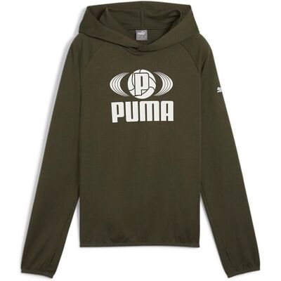 Puma Gossar Tröja - Återvunnen Polyester, Grön, Casual - Tröja Puma Gossar Tröja - Återvunnen Polyester, Grön, Casual - Tröja