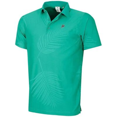 Puma Jacquard Feuchtigkeitsableitendes Palm Poloshirt - Polo-Shirt Puma Jacquard Feuchtigkeitsableitendes Palm Poloshirt - Polo-Shirt