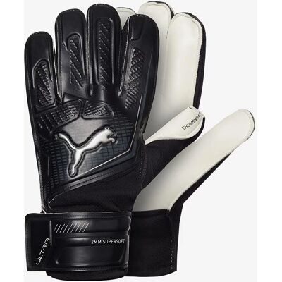 Guantes de Portero Puma Ultra Play - Negro/Plata - Talla 7 Guantes de Portero Puma Ultra Play - Negro/Plata - Talla 7