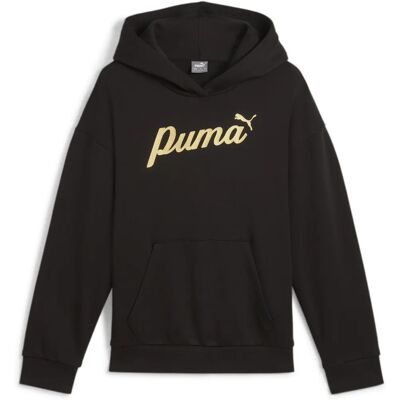 Puma Kinder Hoodie - Schwarz, Kapuzenpullover für Kinder 8-16 Puma Kinder Hoodie - Schwarz, Kapuzenpullover für Kinder 8-16