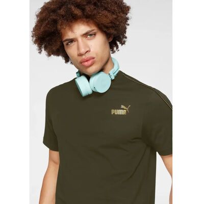 PUMA - ESS TAPE MINIMAL GOLD TEE - Dunkel Oliv - Shirt PUMA - ESS TAPE MINIMAL GOLD TEE - Dunkel Oliv - Shirt