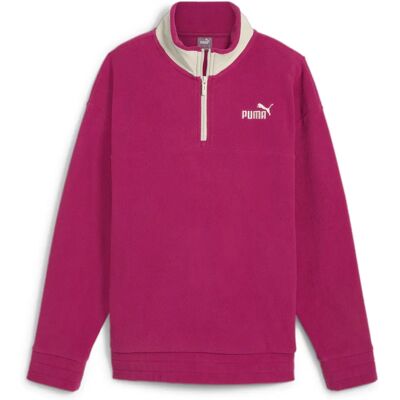 PUMA ESS ELEVATED Crew Magenta Sweatshirt - Sweatshirt PUMA ESS ELEVATED Crew Magenta Sweatshirt - Sweatshirt