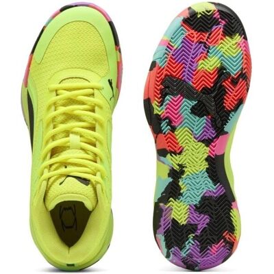 Puma Court Pro Marble Galben - Adidași de Baschet Puma Court Pro Marble Galben - Adidași de Baschet