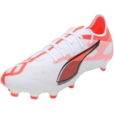 PUMA Ultra 5 MATCH FG/AG Voetbalschoenen - Wit, Zwart, Rood - Volwassenen PUMA Ultra 5 MATCH FG/AG Voetbalschoenen - Wit, Zwart, Rood - Volwassenen
