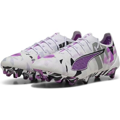 Puma Ultra 5 Ultimate FG Biało/Fioletowe - Buty do piłki nożnej Puma Ultra 5 Ultimate FG Biało/Fioletowe - Buty do piłki nożnej