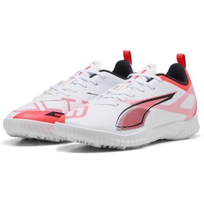 Puma Ultra Play Junior Bianco/Rosso - Scarpe da calcio Puma Ultra Play Junior Bianco/Rosso - Scarpe da calcio