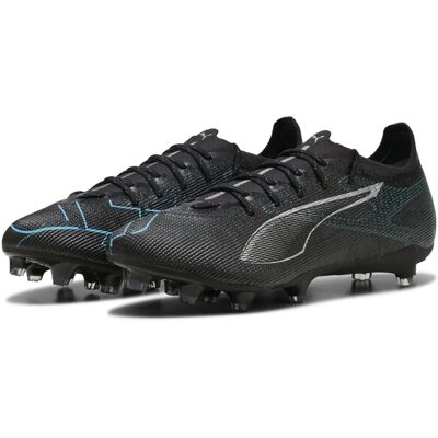 PUMA Ultra 5 PRO FG/AG Football Shoes - Black Silver Bright Aqua Blue PUMA Ultra 5 PRO FG/AG Football Shoes - Black Silver Bright Aqua Blue