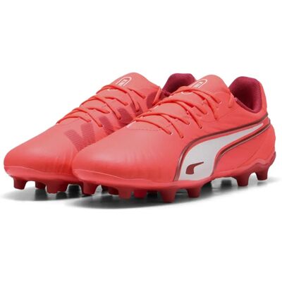 PUMA KING MATCH FG/AG Youth Football Shoes - Microfiber, Lightweight TPU Sole PUMA KING MATCH FG/AG Youth Football Shoes - Microfiber, Lightweight TPU Sole