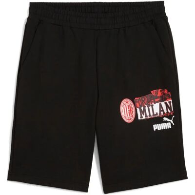 Puma AC Milan Pantaloncini - Negro - Colección de Fútbol Oficial Puma AC Milan Pantaloncini - Negro - Colección de Fútbol Oficial