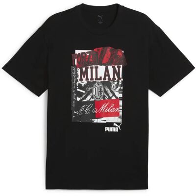 Puma AC Milan NRGY+ T-Shirt - Casual Sportief Puma AC Milan NRGY+ T-Shirt - Casual Sportief
