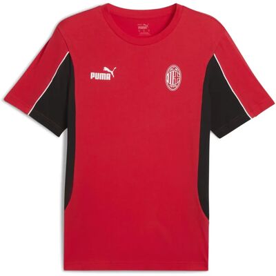 T-shirt in cotone rosso PUMA AC Milan - Abbigliamento calcistico T-shirt in cotone rosso PUMA AC Milan - Abbigliamento calcistico