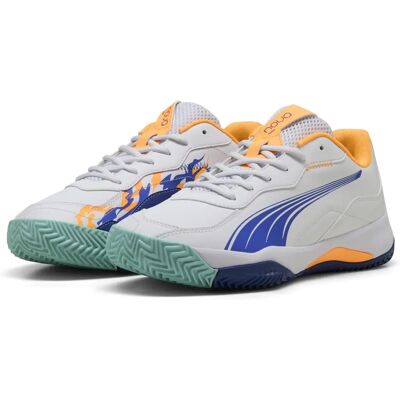 PUMA NOVA Smash Bleu Vif Feu Noir Orange - Baskets - Publicité PUMA NOVA Smash Bleu Vif Feu Noir Orange - Baskets - Publicité