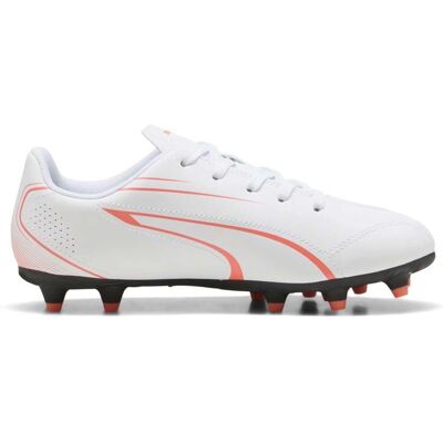 Chaussures de football pour enfants Vitoria FG/AG - Blanc, Modèle 04 - Sur terrain dur et gazon artificiel - Publicité Chaussures de football pour enfants Vitoria FG/AG - Blanc, Modèle 04 - Sur terrain dur et gazon artificiel - Publicité