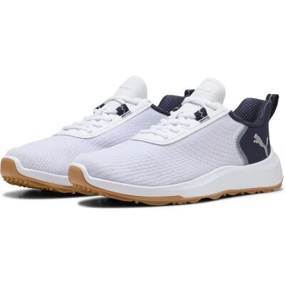 Chaussures de golf Puma Fusion Crush Hommes Blanc Bleu Marine Beige - Publicité Chaussures de golf Puma Fusion Crush Hommes Blanc Bleu Marine Beige - Publicité