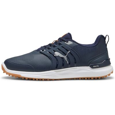 Puma Herre Elevate 2 - Marineblå/Sølv/Gummi - Golf sko Puma Herre Elevate 2 - Marineblå/Sølv/Gummi - Golf sko