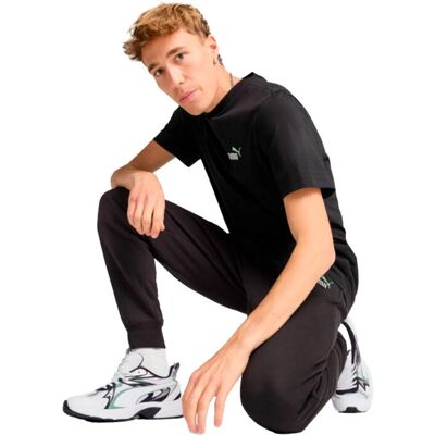 Puma - Essentials 2 Color Small Logo - Black - Men - T-Shirt Puma - Essentials 2 Color Small Logo - Black - Men - T-Shirt
