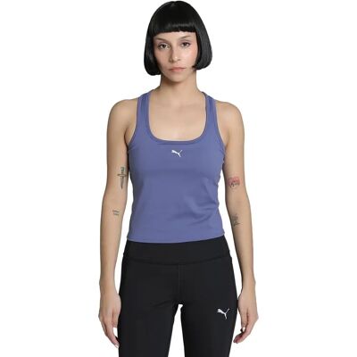 PUMA Cloudspun Mesh 2-in-1 Trainingsshirt - Damen XL Blau PUMA Cloudspun Mesh 2-in-1 Trainingsshirt - Damen XL Blau