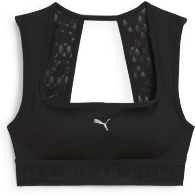 PUMA Move Lace BH - Sportig, Svart, XL - Sport-BH PUMA Move Lace BH - Sportig, Svart, XL - Sport-BH
