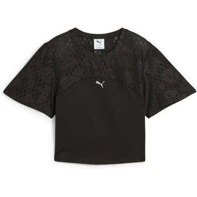 PUMA LACE Crop Top Damen - T-shirt slim fit - Publicité PUMA LACE Crop Top Damen - T-shirt slim fit - Publicité
