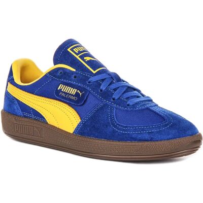 Puma Palermo Vintage Update Vivid Blue-Sunny Yellow - Herren - Turnschuhe Puma Palermo Vintage Update Vivid Blue-Sunny Yellow - Herren - Turnschuhe