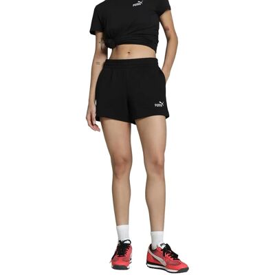 Puma Damen 3XL Zwarte Logo 4" Shorts - Shorts Puma Damen 3XL Zwarte Logo 4" Shorts - Shorts
