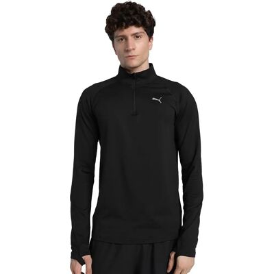 Camisa de running Velocity Cloudspun de PUMA - Manga larga, Negra, XL Camisa de running Velocity Cloudspun de PUMA - Manga larga, Negra, XL