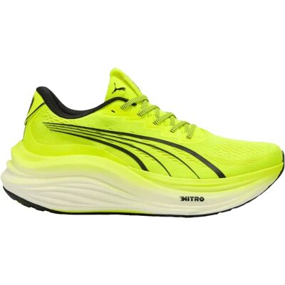 Puma MagMax NITRO Jaune - Chaussures de course - Publicité Puma MagMax NITRO Jaune - Chaussures de course - Publicité