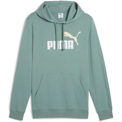 PUMA ESS 2 COLOR NO. 1 LOGO HOODIE TR - Sweatshirt - Vert Moon - Publicité PUMA ESS 2 COLOR NO. 1 LOGO HOODIE TR - Sweatshirt - Vert Moon - Publicité