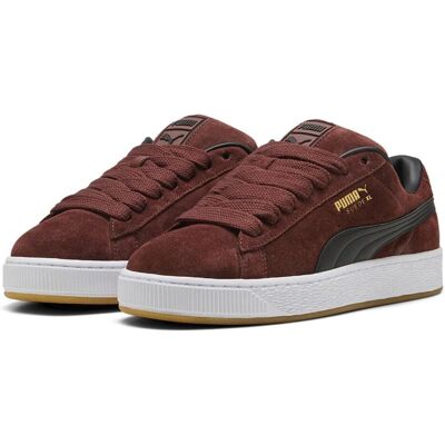 Basket Puma Suede XL Rouge Foncé - Publicité Basket Puma Suede XL Rouge Foncé - Publicité