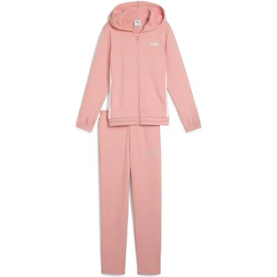 Set de trening pentru copii PUMA cu detaliu metalic roz - Îmbrăcăminte Set de trening pentru copii PUMA cu detaliu metalic roz - Îmbrăcăminte