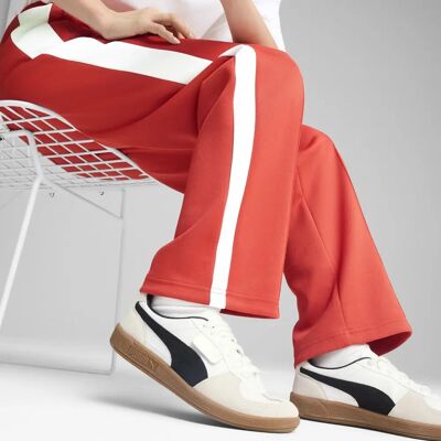 PUMA Foc Roșu T7 Croială Dreaptă Pantaloni Sport - Pantaloni Sportivi PUMA Foc Roșu T7 Croială Dreaptă Pantaloni Sport - Pantaloni Sportivi