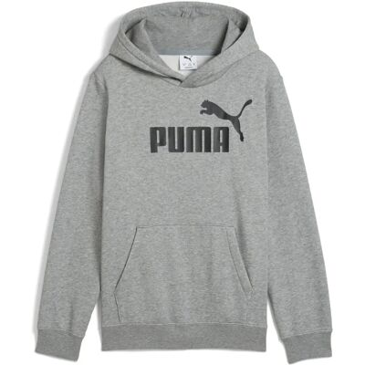 Puma ESS No. 1 Logo Hoodie - Bluza dziecięca z kapturem, szara, Model 164 Puma ESS No. 1 Logo Hoodie - Bluza dziecięca z kapturem, szara, Model 164
