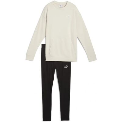 PUMA Conjunto de entrenamiento relajado TR - Ropa de sudor - Blanco PUMA Conjunto de entrenamiento relajado TR - Ropa de sudor - Blanco