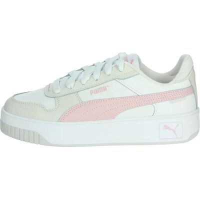PUMA Carina Street Sneakers Damen - Blanco Rosa Mauve Pluma Gris Rosa - Zapatillas PUMA Carina Street Sneakers Damen - Blanco Rosa Mauve Pluma Gris Rosa - Zapatillas