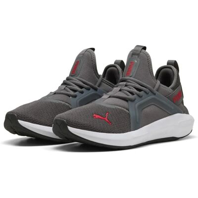 PUMA Softride Enzo 5 Laufschuhe - Leicht, Grau, Rot, Weiß PUMA Softride Enzo 5 Laufschuhe - Leicht, Grau, Rot, Weiß