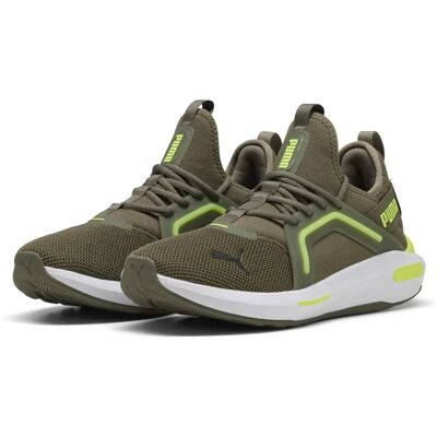 PUMA Softride Enzo 5 Loden Green Yellow Alert Running Shoes - Running Shoes PUMA Softride Enzo 5 Loden Green Yellow Alert Running Shoes - Running Shoes
