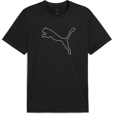 PUMA TAD ESSENTIALS Black Heather - T-Shirt PUMA TAD ESSENTIALS Black Heather - T-Shirt